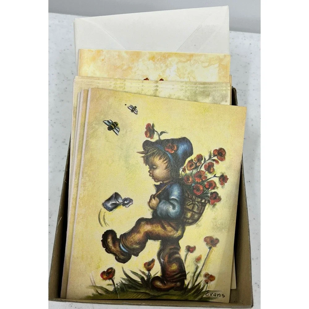 NOS Vintage Hummel Christian Greeting Cards Postcards Correspondence Lot Of 33